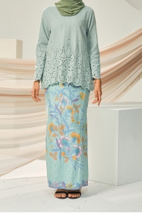 Manis Kurung In Mint Green (SKIRT ONLY)